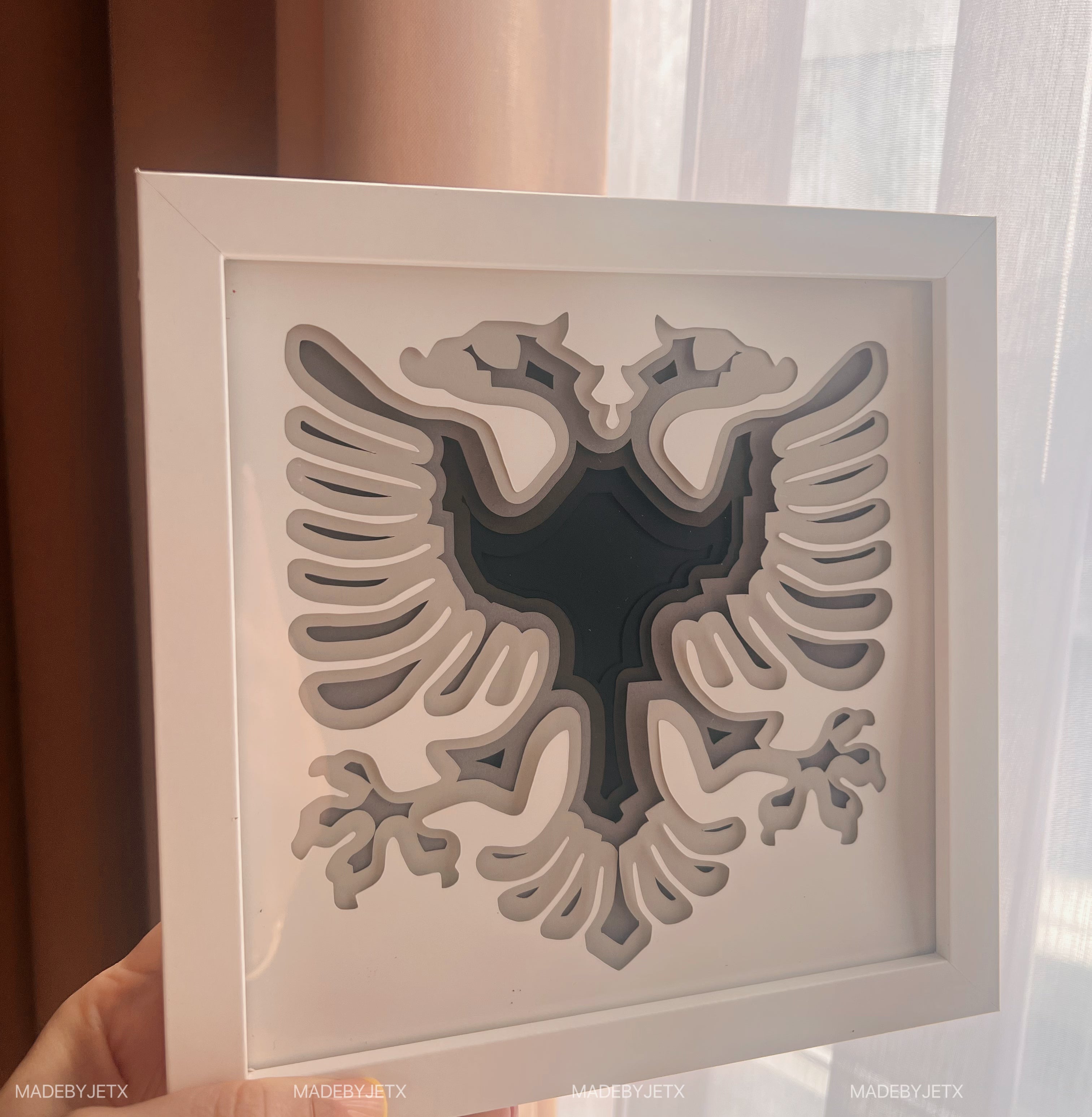 Albanian eagle 3D layer print