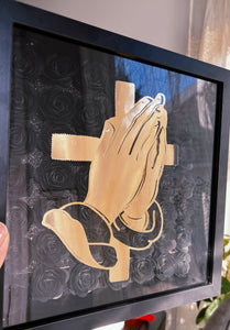 Christian praying hands