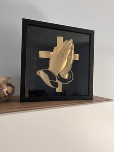 Christian praying hands